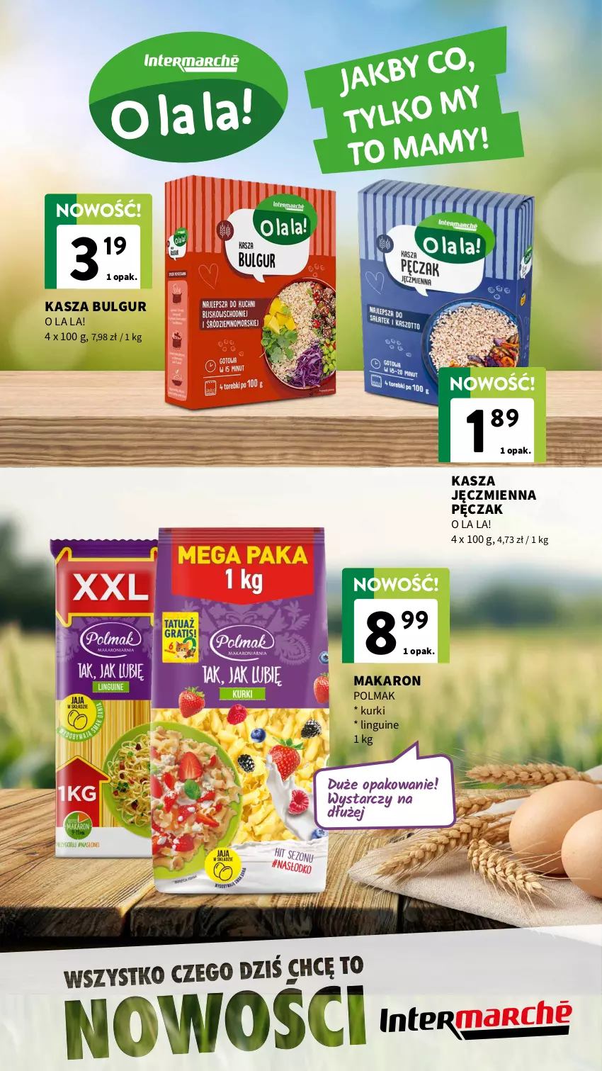 Gazetka promocyjna Intermarche - Katalog Nowości - ważna 07.05 do 20.05.2026 - strona 6 - produkty: Bulgur, Kasza, Kasza jęczmienna, LG, Makaron, Olma