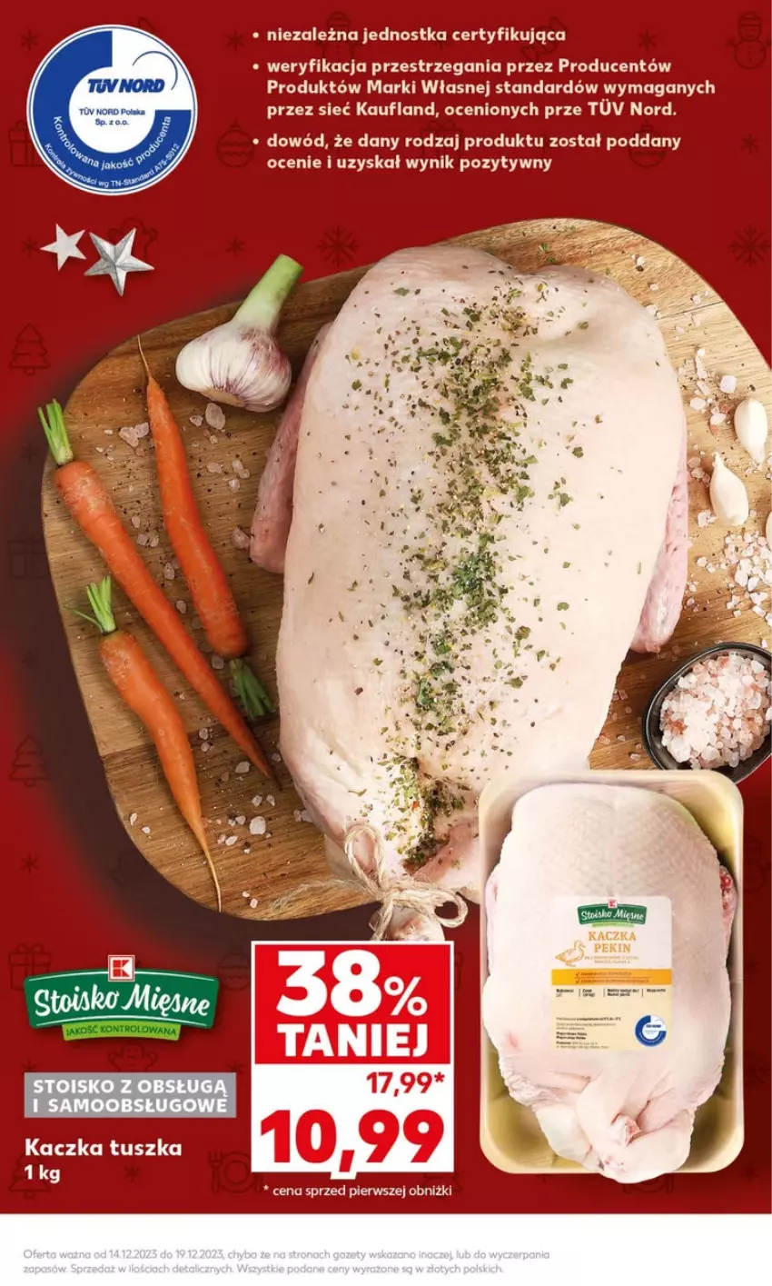 Gazetka promocyjna Kaufland - ważna 18.12 do 19.12.2023 - strona 18 - produkty: Kaczka, Tusz