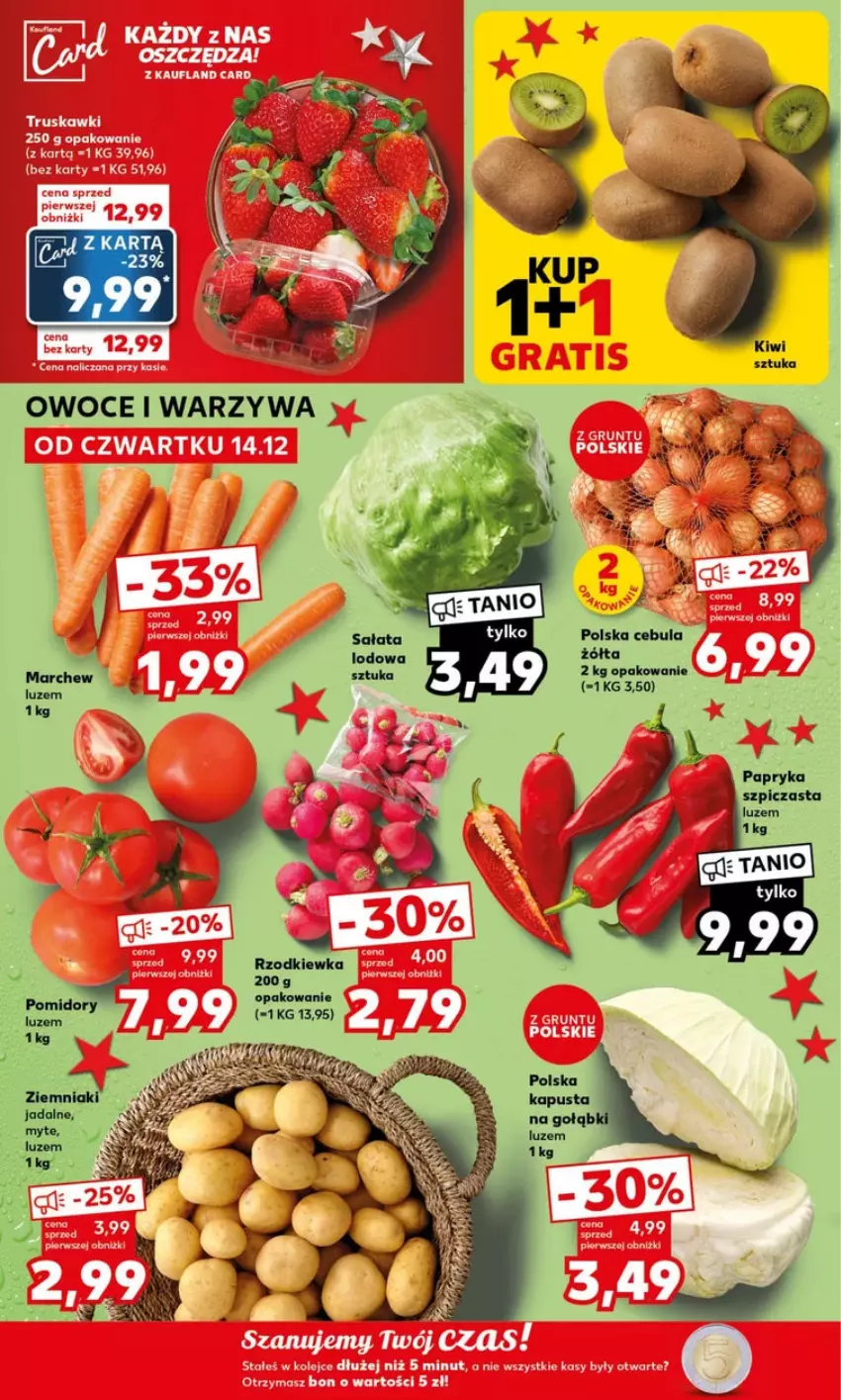 Gazetka promocyjna Kaufland - ważna 18.12 do 19.12.2023 - strona 2 - produkty: Cebula, Rzodkiewka