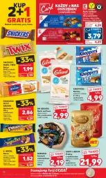 Gazetka promocyjna Kaufland - Gazetka tygodnia - Gazetka - ważna od 06.06 do 06.06.2023 - strona 28 - produkty: Krakus, Gra, Cukier, Praliny, Lindor, Dr Gerard, Cukierki czekoladowe, Twix, Snickers, Herbatniki, Mars, Rurki, Baton, Knoppers, E. Wedel, Cukierki, Olej, Krakuski, Lindt