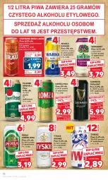 Gazetka promocyjna Kaufland - Gazetka tygodnia - Gazetka - ważna od 06.06 do 06.06.2023 - strona 32 - produkty: Piwa, Piwo, Gra, Somersby, Tyskie, Warka, Pilsner Urquell, Perła, Radler