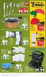 Gazetka promocyjna Kaufland - Gazetka tygodnia - Gazetka - ważna od 06.06 do 06.06.2023 - strona 49 - produkty: Piec, Garnek, Stek, Pojemnik, Dres, Opiekacz do kanapek, Wkład filtrujący, Zestaw sztućców, Lanki