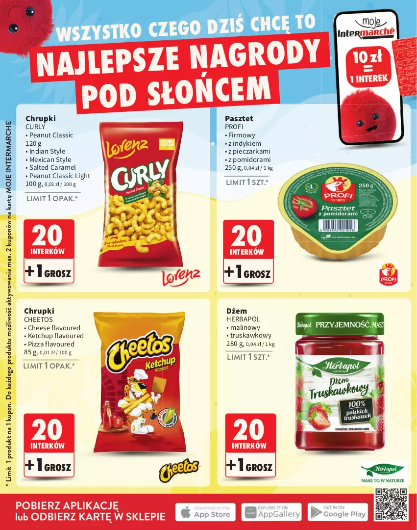 Gazetka promocyjna Intermarche - Katalog Interki - ważna 02.06 do 31.08.2025 - strona 10 - produkty: Cheetos, Chrupki, Dżem, Herbapol, Ketchup, Pasztet, Piec, Pieczarka, Pizza
