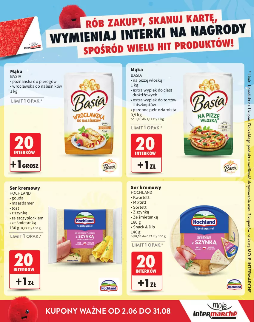 Gazetka promocyjna Intermarche - Katalog Interki - ważna 02.06 do 31.08.2025 - strona 11 - produkty: Basia, Gouda, Hochland, Maasdam, Mąka, Ser