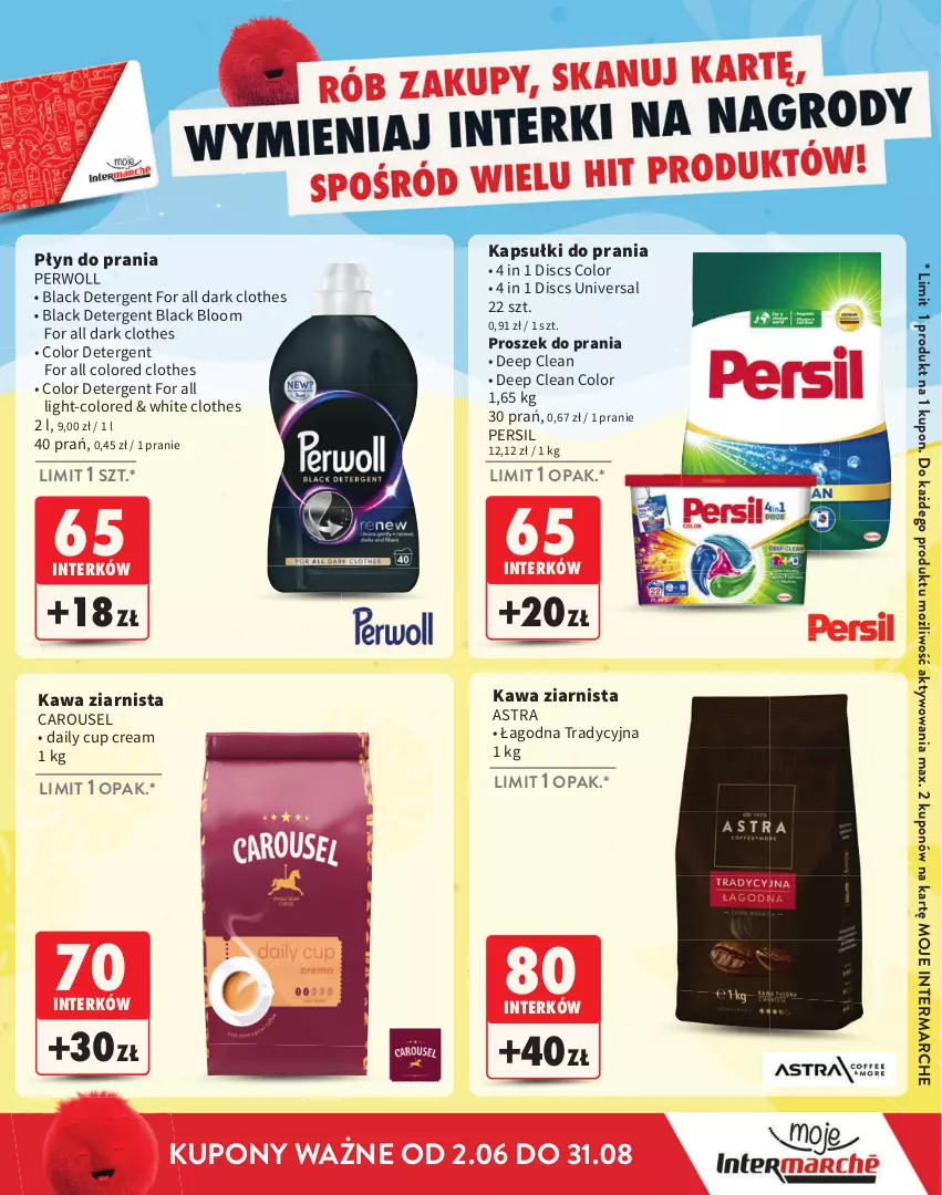 Gazetka promocyjna Intermarche - Katalog Interki - ważna 02.06 do 31.08.2025 - strona 29 - produkty: Kapsułki do prania, Kawa, Kawa ziarnista, Lack, Persil, Perwoll, Płyn do prania, Proszek do prania