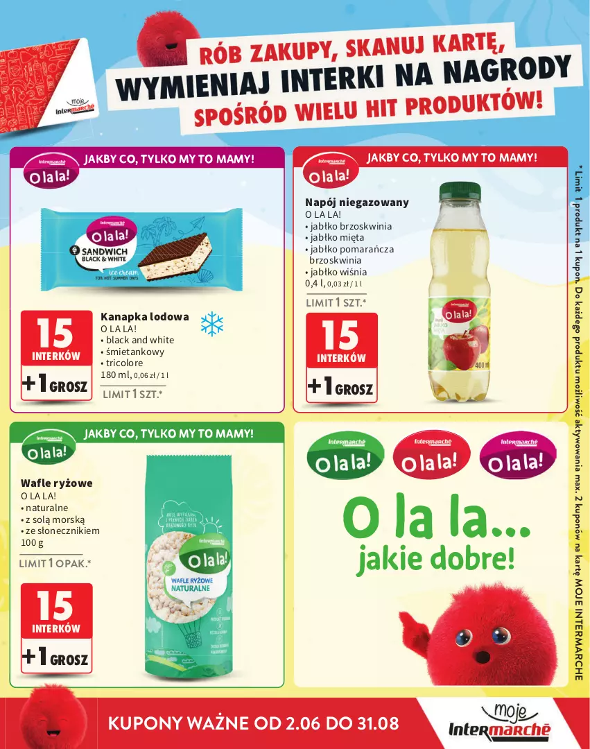 Gazetka promocyjna Intermarche - Katalog Interki - ważna 02.06 do 31.08.2025 - strona 7 - produkty: Lack, Mięta, Napój, Napój niegazowany, Ryż, Wafle