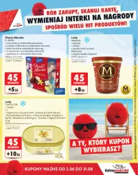 Gazetka promocyjna Intermarche - Katalog Interki - Gazetka - ważna od 31.08 do 31.08.2025 - strona 25 - produkty: Top, Ser, Lion, Lody, Mleczko, Ptasie mleczko, E. Wedel, Deser, Cappuccino