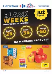 Gazetka promocyjna Carrefour - Gazetka Carrefour - Gazetka - ważna od 03.12 do 03.12.2022 - strona 1 - produkty: Top, Kosz, Mleczko, Ptasie mleczko, Jabłka