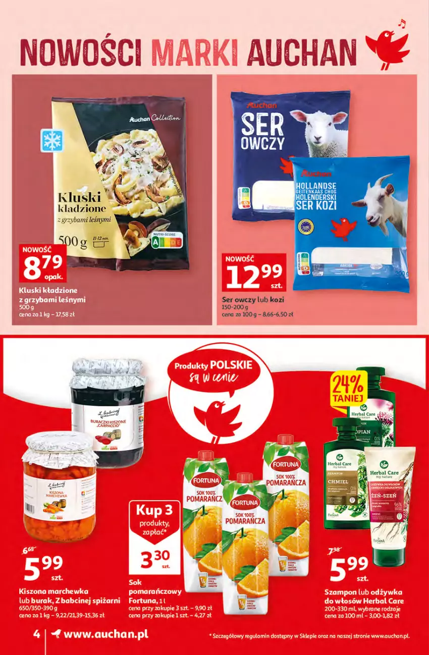 Gazetka promocyjna Auchan - Megapromocje są w cenie Supermarkety - ważna 12.05 do 18.05.2022 - strona 4 - produkty: LG, Ser, Ser owczy