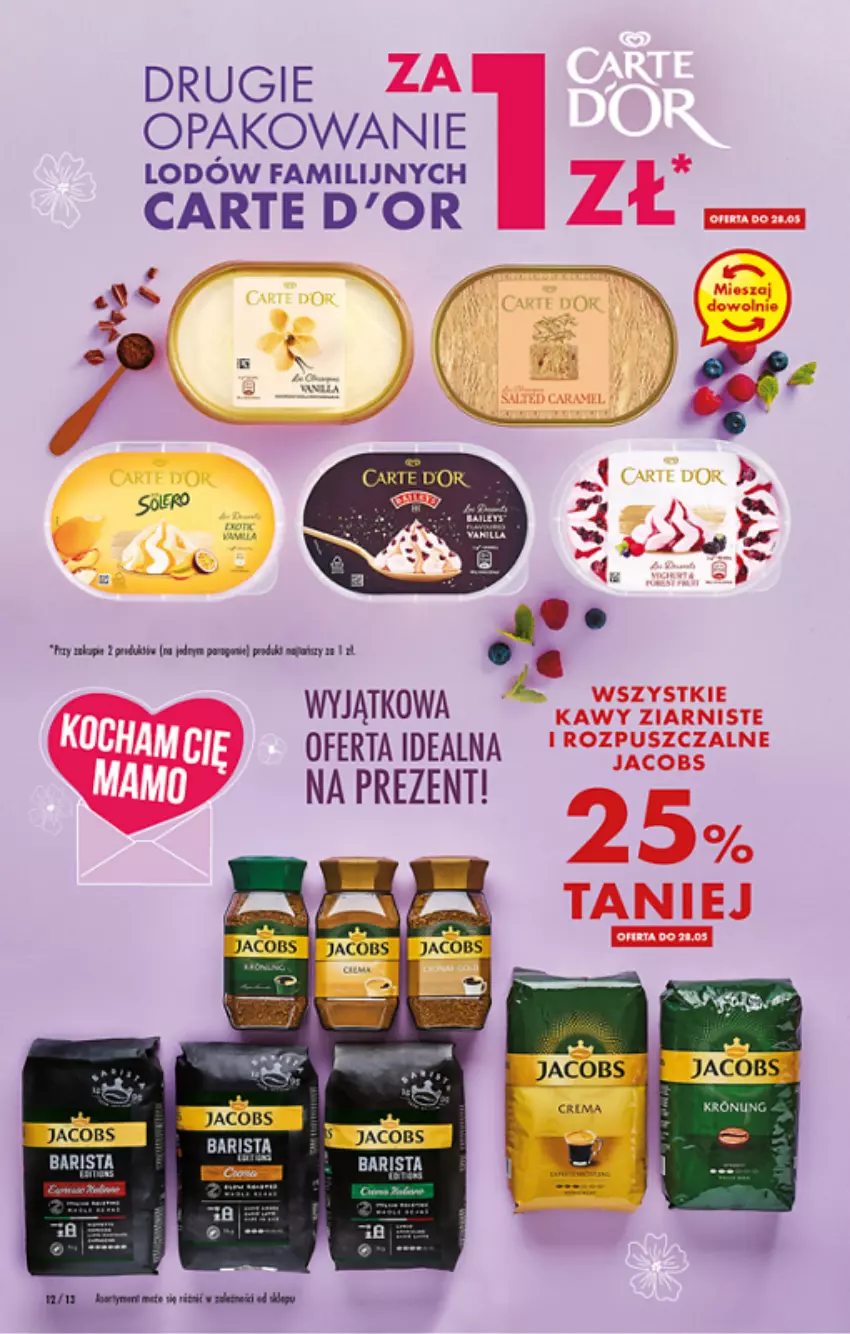 Gazetka promocyjna Biedronka - ważna 26.05 do 01.06.2022 - strona 12 - produkty: Carte d'Or, Fa, Jacobs, LG