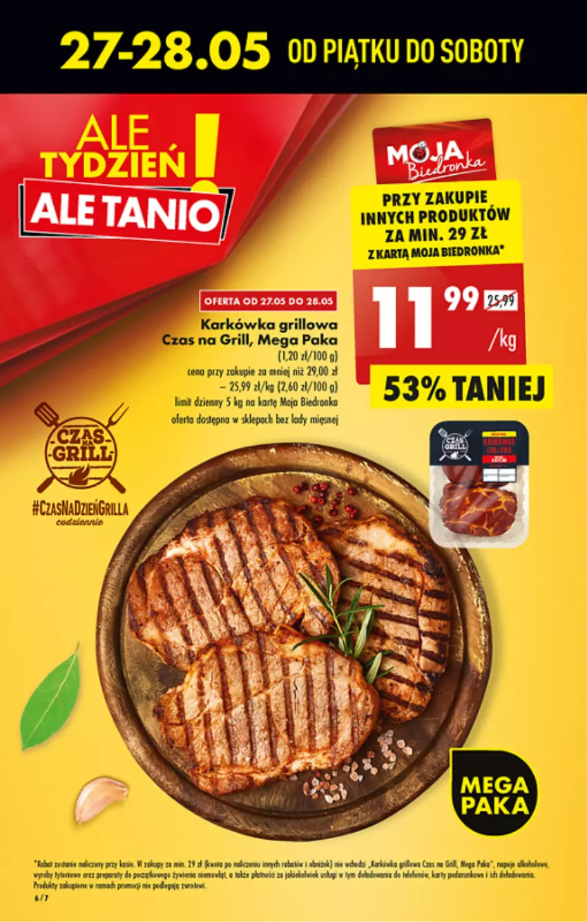 Gazetka promocyjna Biedronka - ważna 26.05 do 01.06.2022 - strona 6 - produkty: Dega, Grill