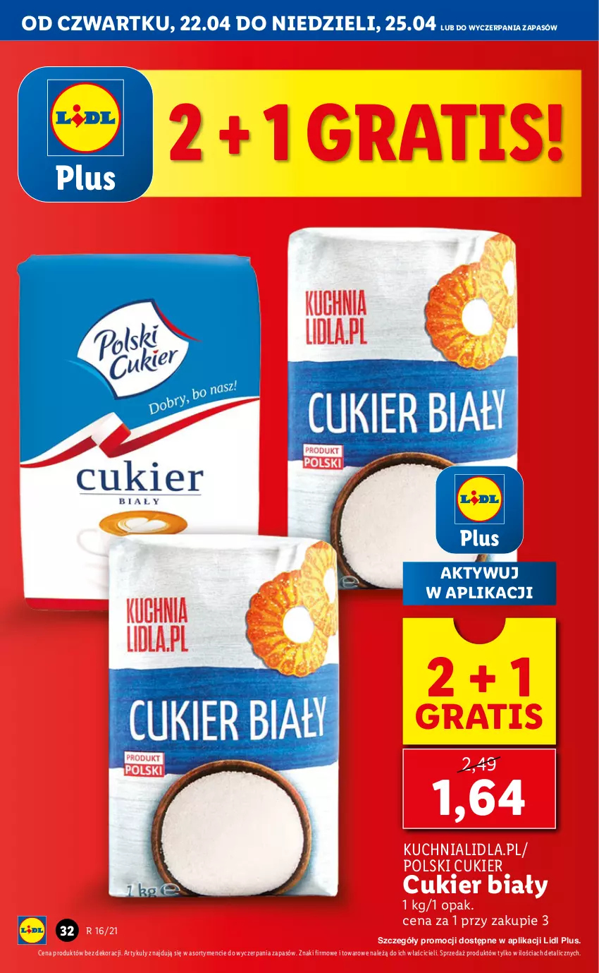 Gazetka promocyjna Lidl - GAZETKA - ważna 22.04 do 25.04.2021 - strona 32 - produkty: Cukier, Gra, Kuchnia