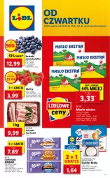 Gazetka promocyjna Lidl - GAZETKA - Gazetka - ważna od 25.04 do 25.04.2021 - strona 1 - produkty: Por, Gra, Borówka, Cukier, Kuchnia, Boczek bez kości, Maliny, Czekolada, Boczek, Masło, Milka