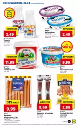 Gazetka promocyjna Lidl - GAZETKA - Gazetka - ważna od 25.04 do 25.04.2021 - strona 17 - produkty: Ser, Por, Twaróg, Piątnica, Parówki, Mascarpone, Serek, PIKOK, Morliny, Kabanos, Mango, Berlinki
