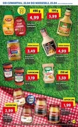 Gazetka promocyjna Lidl - GAZETKA - Gazetka - ważna od 25.04 do 25.04.2021 - strona 23 - produkty: Chrzan, Ketchup, Prymat, Sos, Mus, Hot dog, Hamburger, Sezam, Burger, Kotlin, Whisky, Podravka, Alkohole, Grill, Musztarda, LG