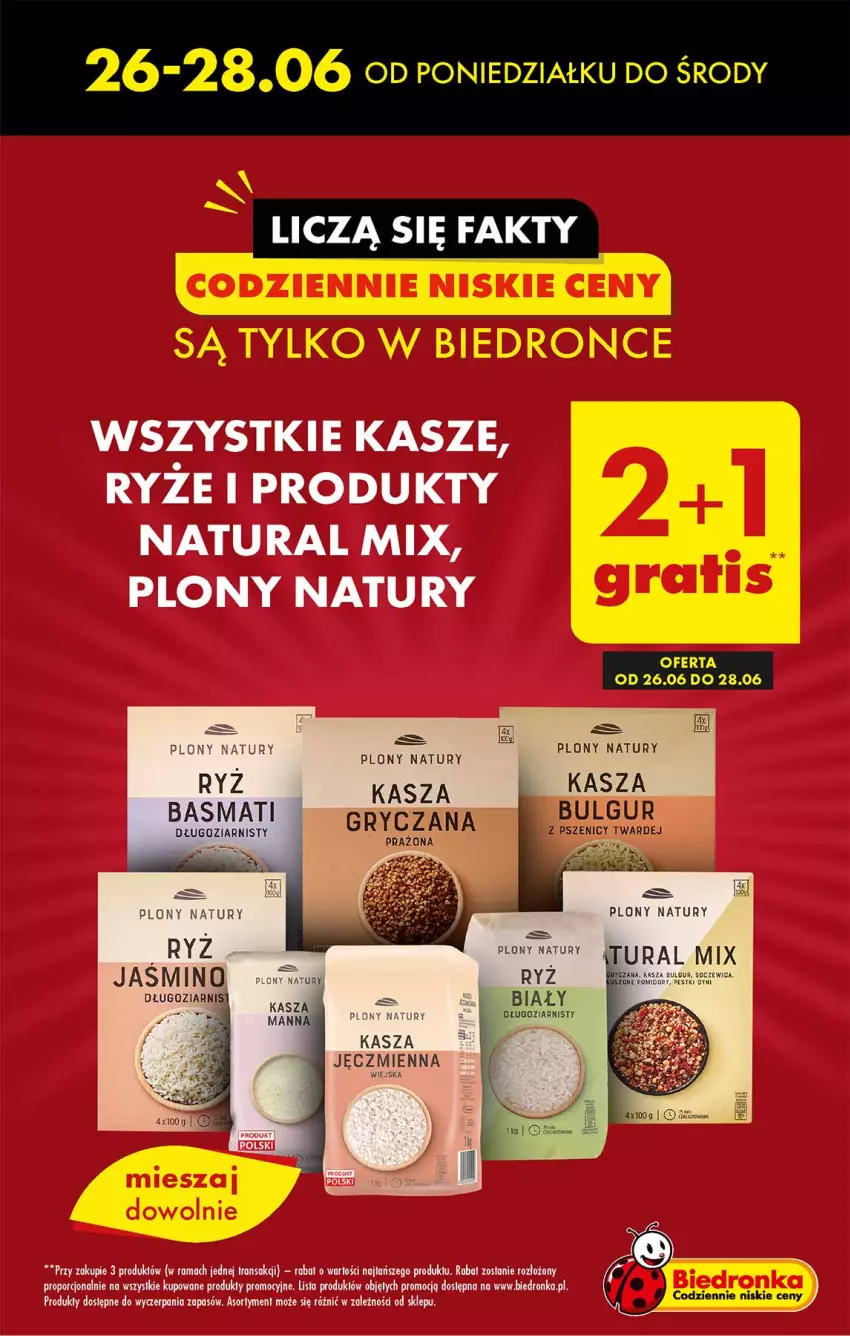 Gazetka promocyjna Biedronka - Od poniedzialku - ważna 26.06 do 01.07.2023 - strona 9 - produkty: Ba!, Bulgur, LG, Por, Rama, Ryż