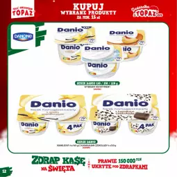 Gazetka promocyjna Topaz - Gazetka - Gazetka - ważna od 16.01 do 16.01.2022 - strona 12 - produkty: Ser, Kawa, Serek homogenizowany, Serek, Danio