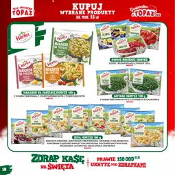 Gazetka promocyjna Topaz - Gazetka - Gazetka - ważna od 16.01 do 16.01.2022 - strona 18 - produkty: Piec, Kalafior, Makaron, Sos, Ser, Zupa, Groch, Szpinak, Hortex, Fa