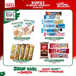 Gazetka promocyjna Topaz - Gazetka - Gazetka - ważna od 16.01 do 16.01.2022 - strona 24 - produkty: Kit Kat, Princessa, Por, Lion, Baton