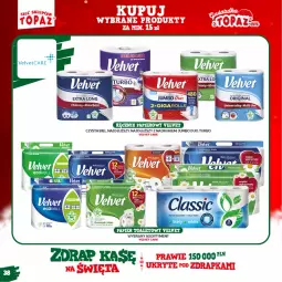Gazetka promocyjna Topaz - Gazetka - Gazetka - ważna od 16.01 do 16.01.2022 - strona 38 - produkty: Rum, Papier, Papier toaletowy, Velvet, Ręcznik