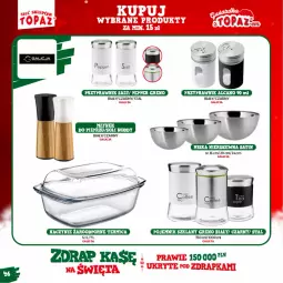 Gazetka promocyjna Topaz - Gazetka - Gazetka - ważna od 16.01 do 16.01.2022 - strona 46 - produkty: Pojemnik szklany, Por, Młynek, Pojemnik, Pieprz, Naczynie żaroodporne