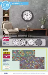 Gazetka promocyjna Aldi - Gazetka - ważna od 06.11 do 06.11.2021 - strona 36 - produkty: Zegar, Dzieci, Dywan