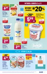 Gazetka promocyjna Aldi - Gazetka - ważna od 06.11 do 06.11.2021 - strona 7 - produkty: Ser, Salami, Twaróg, Mleczna Rzeka, Tera, Ser salami, Mleko