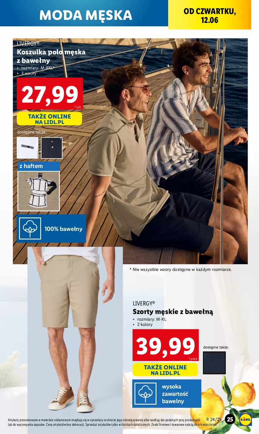Gazetka promocyjna Lidl - GAZETKA - ważna 09.06 do 14.06.2025 - strona 33 - produkty: Kosz, Koszulka, Moda, Sok, Szorty