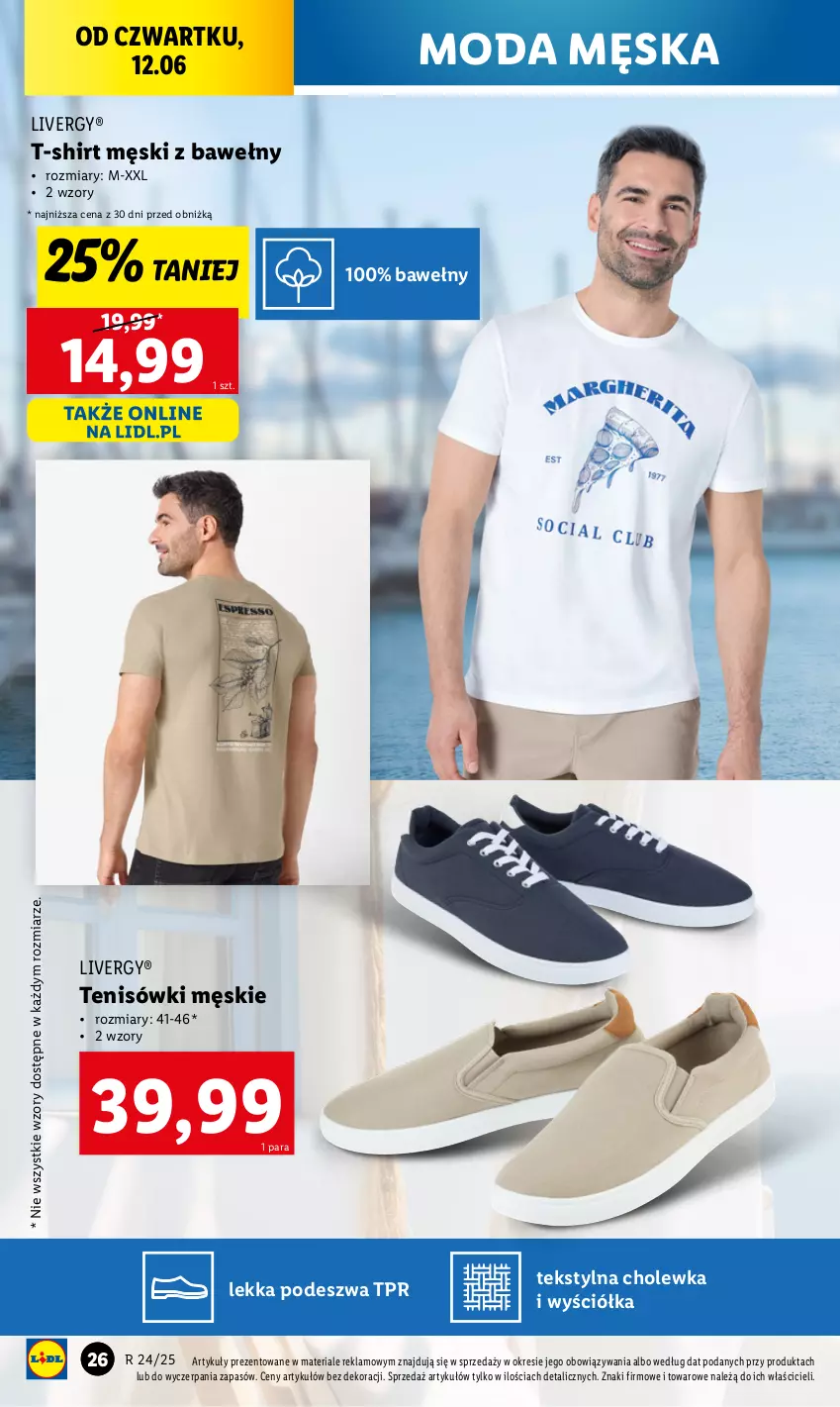 Gazetka promocyjna Lidl - GAZETKA - ważna 09.06 do 14.06.2025 - strona 34 - produkty: Moda, T-shirt, Tenisówki
