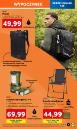 Gazetka promocyjna Lidl - GAZETKA - Gazetka - ważna od 14.06 do 14.06.2025 - strona 15 - produkty: Por, Przewód, Plecak, Silan, Krzesło, Lampa, Akumulator