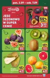 Gazetka promocyjna Aldi - Farmer ALDIK poleca świeże owoce i warzywa - Gazetka - ważna od 07.09 do 07.09.2024 - strona 3 - produkty: Kiwi, Gruszki, Grejpfrut