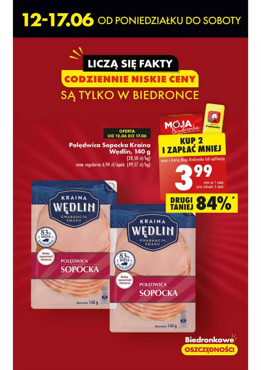 Gazetka promocyjna Biedronka - od Czwartku - ważna 15.06 do 21.06.2023 - strona 13 - produkty: Polędwica