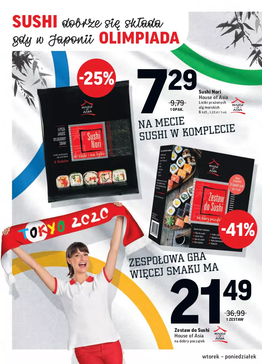 Gazetka promocyjna Intermarche - Gazetka promocyjna - ważna 20.07 do 26.07.2021 - strona 2 - produkty: House of Asia, LG, Sushi, Zestaw do sushi