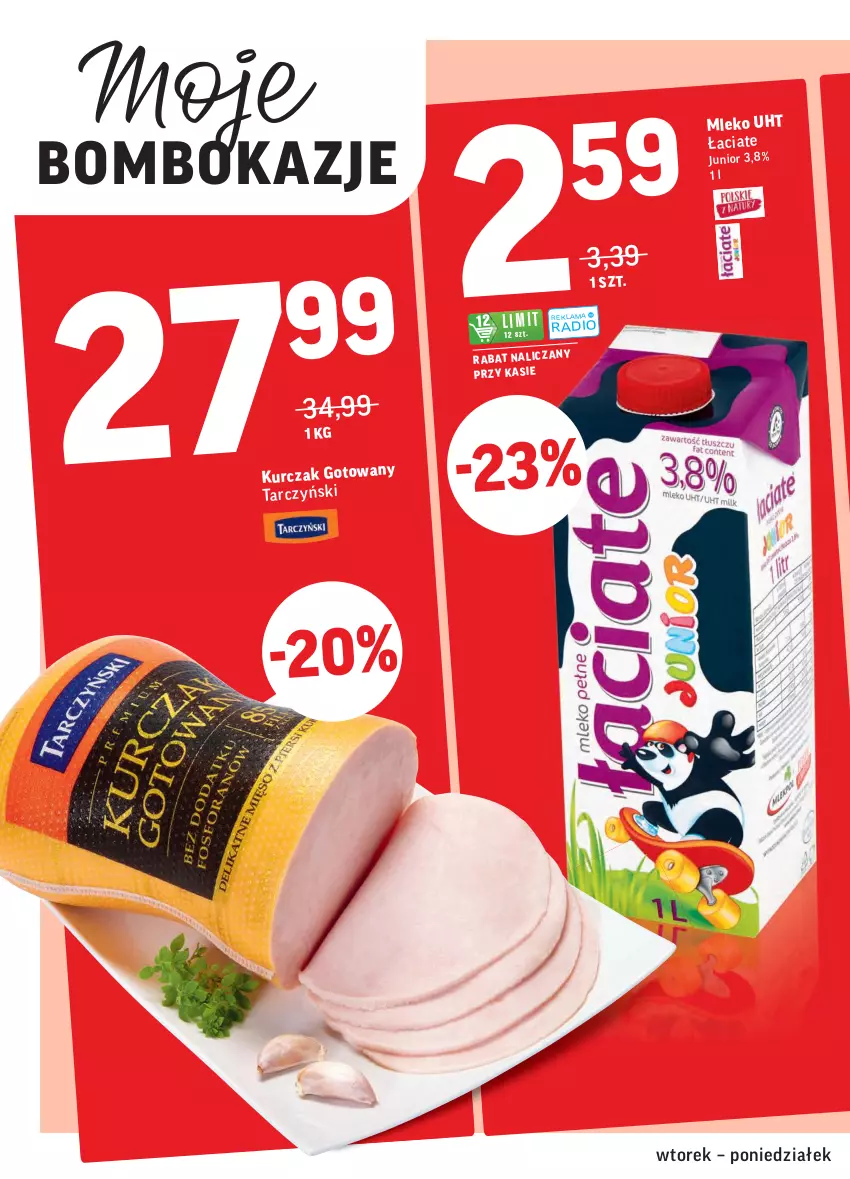 Gazetka promocyjna Intermarche - Gazetka promocyjna - ważna 20.07 do 26.07.2021 - strona 4 - produkty: Kurczak, Mleko, Tarczyński