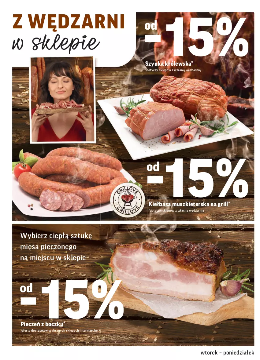 Gazetka promocyjna Intermarche - Gazetka promocyjna - ważna 20.07 do 26.07.2021 - strona 8 - produkty: Grill, Kiełbasa, Mus, Piec, Szynka, Szynka Królewska