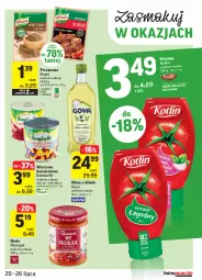 Gazetka promocyjna Intermarche - Gazetka promocyjna - Gazetka - ważna od 26.07 do 26.07.2021 - strona 27 - produkty: Ketchup, Warzywa, Ser, Bonduelle, Warzywa konserwowe, Kotlin, Oliwa z oliwek, Knorr