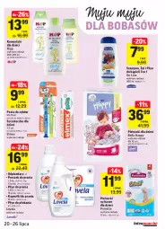 Gazetka promocyjna Intermarche - Gazetka promocyjna - Gazetka - ważna od 26.07 do 26.07.2021 - strona 31 - produkty: Płyn do prania, Płyn do kąpieli, HiPP, Bell, Lovela, Proszek do prania, Pasta do zębów, Odplamiacz, Płyn do płukania, Kosmetyki dla dzieci, Szampon, Dzieci, Bella, Elmex, Kapsułki do prania, Szczoteczka