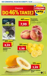 Gazetka promocyjna Lidl - GAZETKA - Gazetka - ważna od 12.06 do 12.06.2021 - strona 9 - produkty: Por, Cytryny, Brzoskwinie, Owoce, Melon
