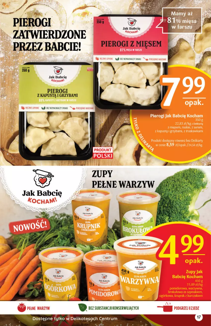 Gazetka promocyjna Delikatesy Centrum - Gazetka DC17 - ważna 05.05 do 11.05.2022 - strona 17 - produkty: Kapustą, Pierogi