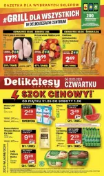 Gazetka promocyjna Delikatesy Centrum - Gazetka - ważna od 05.06 do 05.06.2024 - strona 1 - produkty: Sok, Gra, Sokołów, Sofa, Kawa mielona, Kawa, Wawel, Brzoskwinie, Mocca Fix Gold, Woseba, Arbuz, Kiełbasa, Nektar, Fa