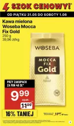 Gazetka promocyjna Delikatesy Centrum - Gazetka - ważna od 05.06 do 05.06.2024 - strona 23 - produkty: Kawa mielona, Kawa, Mocca Fix Gold, Woseba