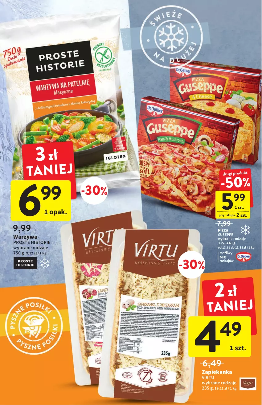 Gazetka promocyjna Intermarche - ważna 18.08 do 24.08.2022 - strona 20 - produkty: Pizza, Virtu, Warzywa, Zapiekanka