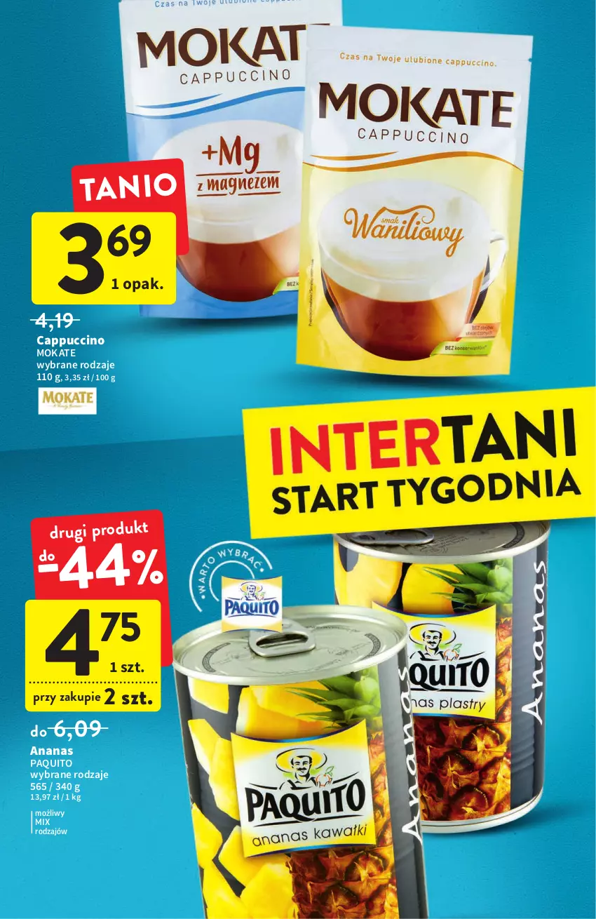 Gazetka promocyjna Intermarche - ważna 18.08 do 24.08.2022 - strona 36 - produkty: Ananas, Cappuccino