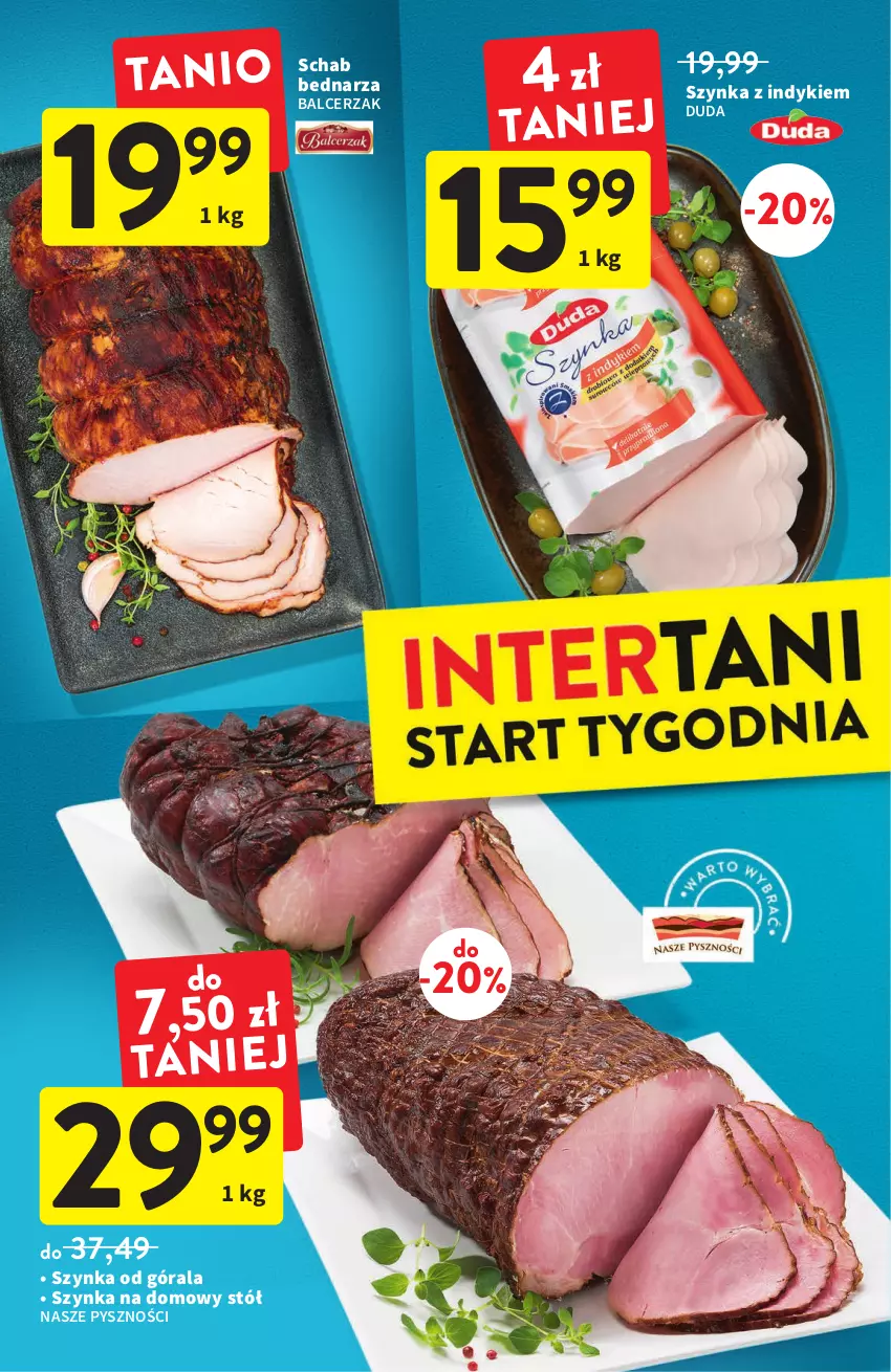 Gazetka promocyjna Intermarche - ważna 18.08 do 24.08.2022 - strona 38 - produkty: Duda, Stół, Szynka