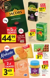 Gazetka promocyjna Intermarche - Gazetka - ważna od 24.08 do 24.08.2022 - strona 28 - produkty: Ciastka, Krakus, Kawa ziarnista, Schogetten, Primavika, Kawa, Czekolada, Prima, Krem orzechowy, Jacobs, Herbata, Krakuski