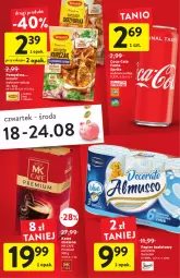 Gazetka promocyjna Intermarche - Gazetka - ważna od 24.08 do 24.08.2022 - strona 9 - produkty: Mus, Papier, Winiary, Kawa mielona, Kawa, Coca-Cola, Papier toaletowy, Fanta, Sprite, Fa