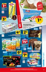 Gazetka promocyjna Topaz - Gazetka - Gazetka - ważna od 05.05 do 05.05.2021 - strona 11 - produkty: Mozzarella, Marchewka, Warzywa, Top, Sok, Ser, Gra, Jaja, Brukselka, Ananas, Lody, Brokuły, Mango, Ogród, Groszek, Szpinak, Fa