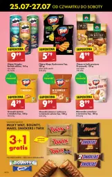 Gazetka promocyjna Biedronka - Od czwartku - Gazetka - ważna od 31.07 do 31.07.2024 - strona 41 - produkty: Top, Orzeszki, Milky Way, Papryka, Chipsy, Bounty, Twix, Snickers, Mars, Przysnacki, Pringles, Baton, Orzeszki ziemne, Fa