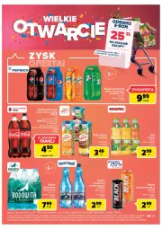 Gazetka promocyjna Carrefour - Gazetka Wielkie Otwarcie Bielany Wrocławskie - Gazetka - ważna od 13.08 do 13.08.2022 - strona 19 - produkty: Piwa, Sok, Gin, Gra, 7up, Pepsi max, Papier, Mirinda, Kosz, Coca-Cola, Lack, Pepsi, Napój gazowany, Fanta, Woda mineralna, Kubuś, Woda, Napój, Nektar, Hortex, Fa