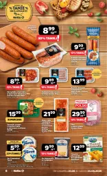 Gazetka promocyjna Netto - Od Czwartku - Gazetka - ważna od 23.08 do 23.08.2025 - strona 6 - produkty: Mozzarella, Kurczak, Ser, Pekpol, Stek, Filet z piersi indyka, Kiełbaski białe, Camembert, Skrzydełka z kurczaka, Morliny, Boczek, Kiełbasa głogowska, Grill, Kiełbasa